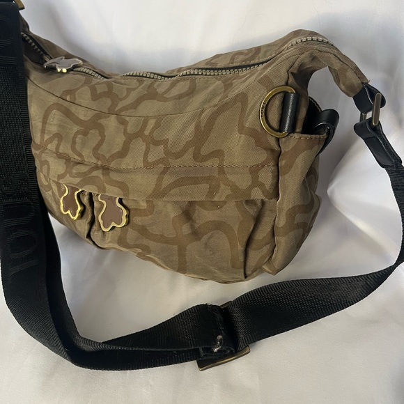 Stylish Tan Tous Crossbody Bag - Picture 2 of 9